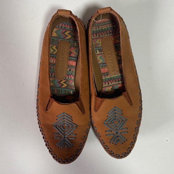 Hush Puppies Brown Moccasin‎ Suede Slip-On Shoes - Picture 1 of 3